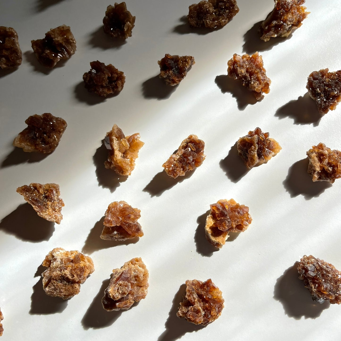 Natural Muscovado Citrine Mini Clusters