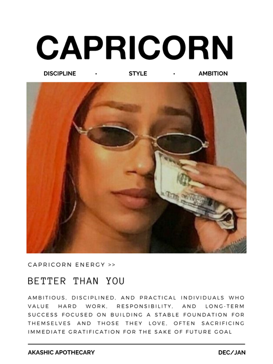 Capricorn Zodiac Poster