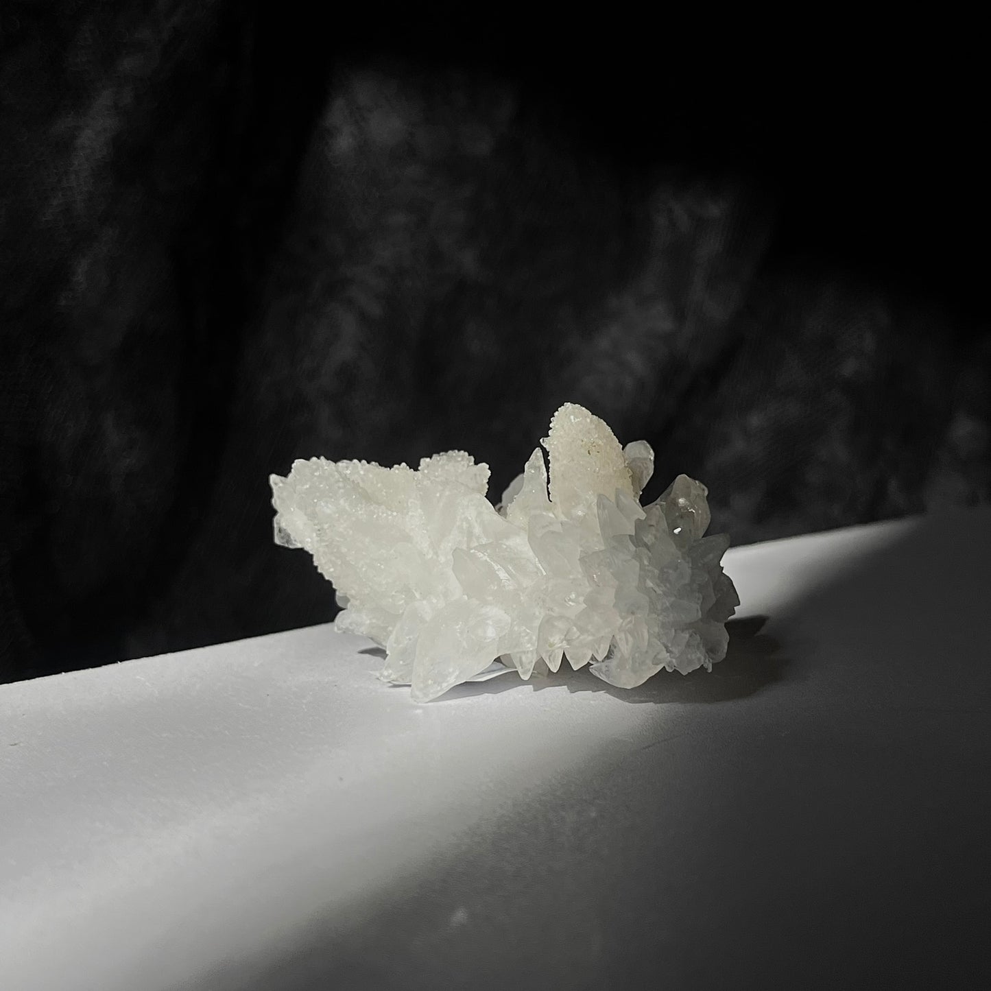 White Aragonite & Calcite Specimen 74g