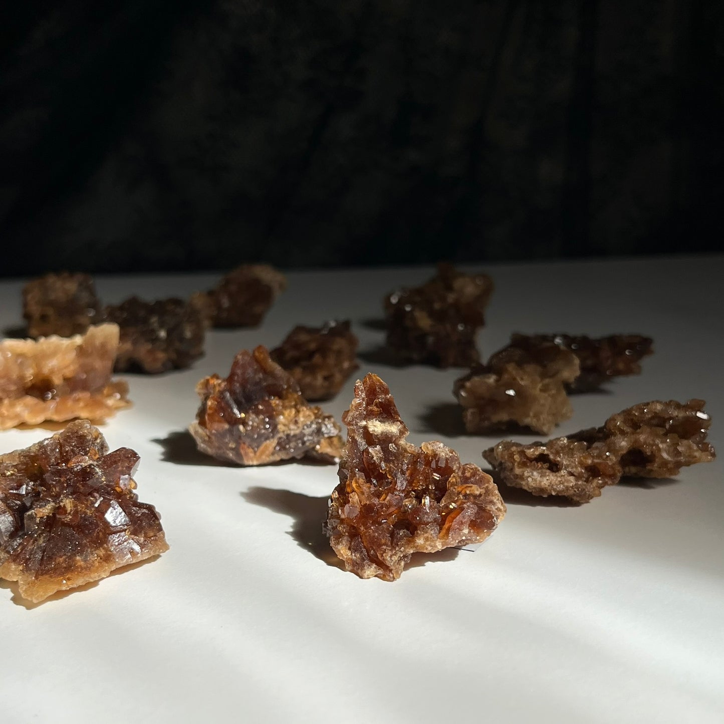 Natural Muscovado Citrine Mini Clusters