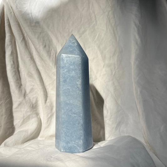 Blue Calcite Tower 16cm