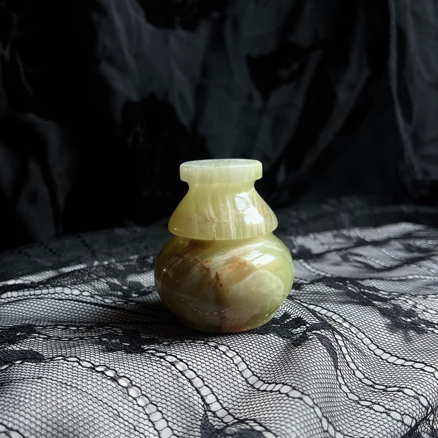 Petite Banded Calcite/Onyx Apothecary Jar