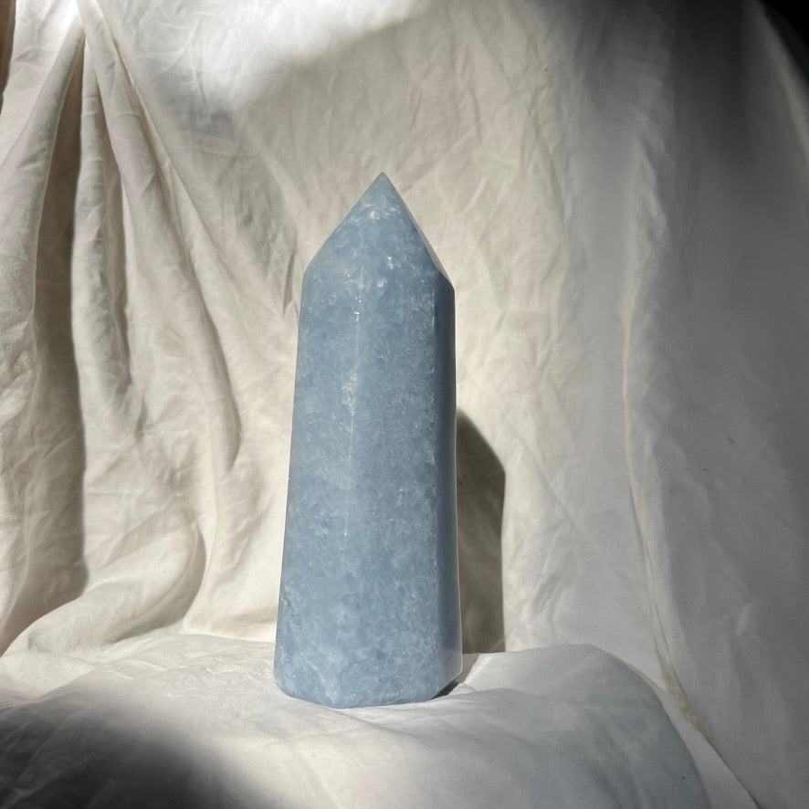 Blue Calcite Tower 16cm