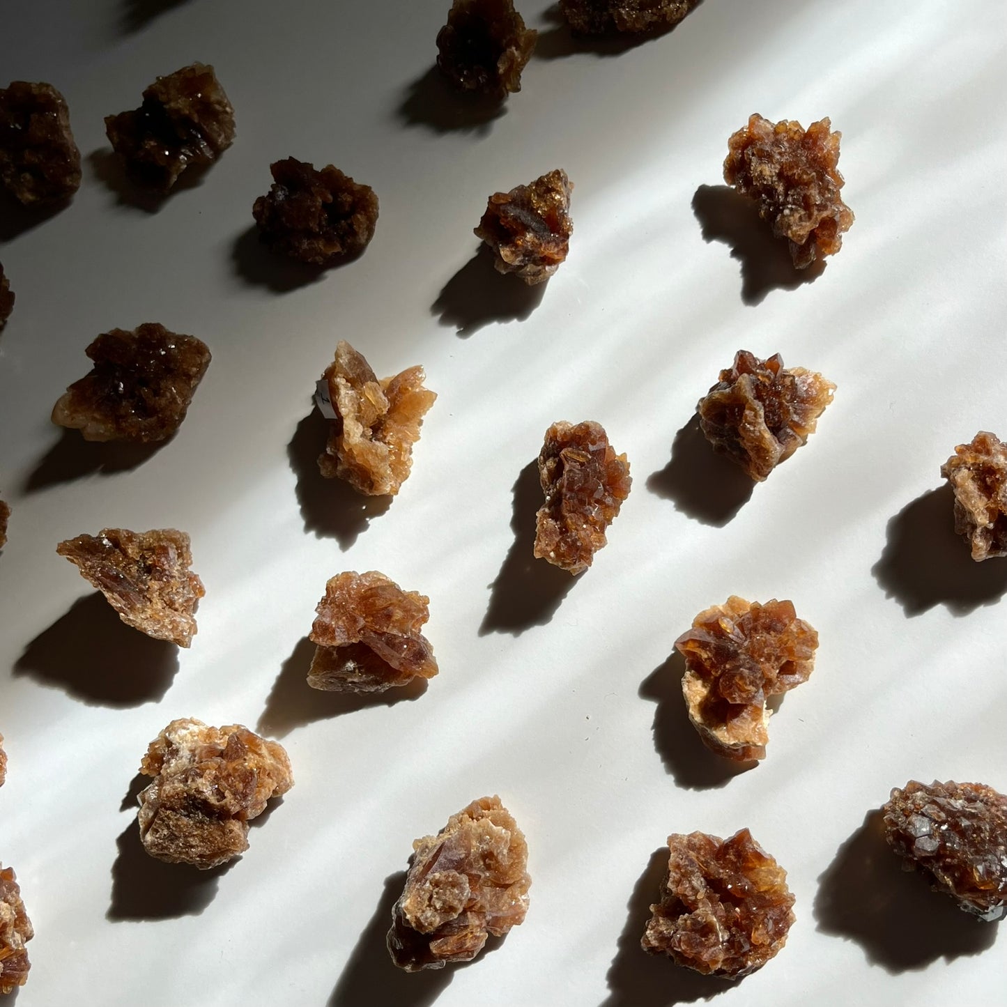 Natural Muscovado Citrine Mini Clusters