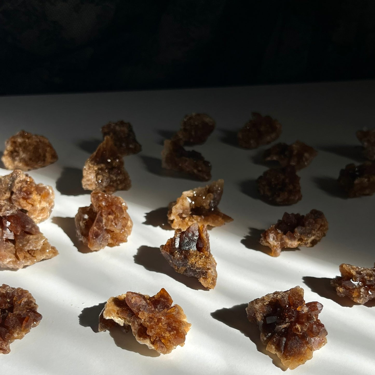 Natural Muscovado Citrine Mini Clusters