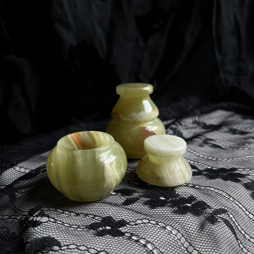 Petite Banded Calcite/Onyx Apothecary Jar