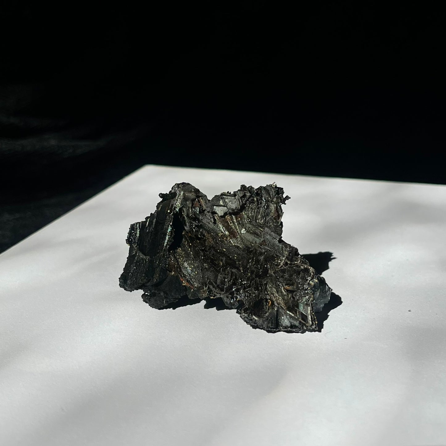 Rare Goethite Pseudomorph After Selenite w/ Second Growth Calcite 26g