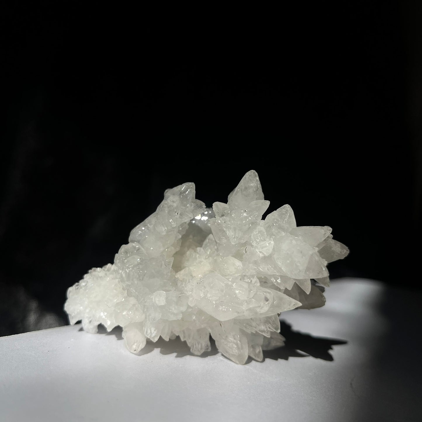 White Aragonite & Calcite Specimen 137g