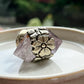 Double Terminated Quartz Ring