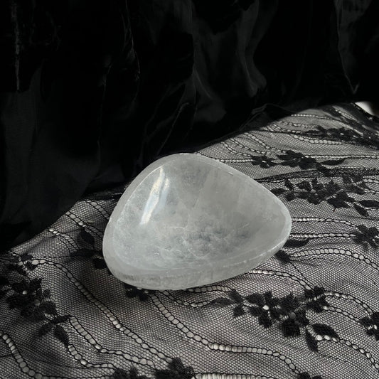 Triangular Selenite Dish