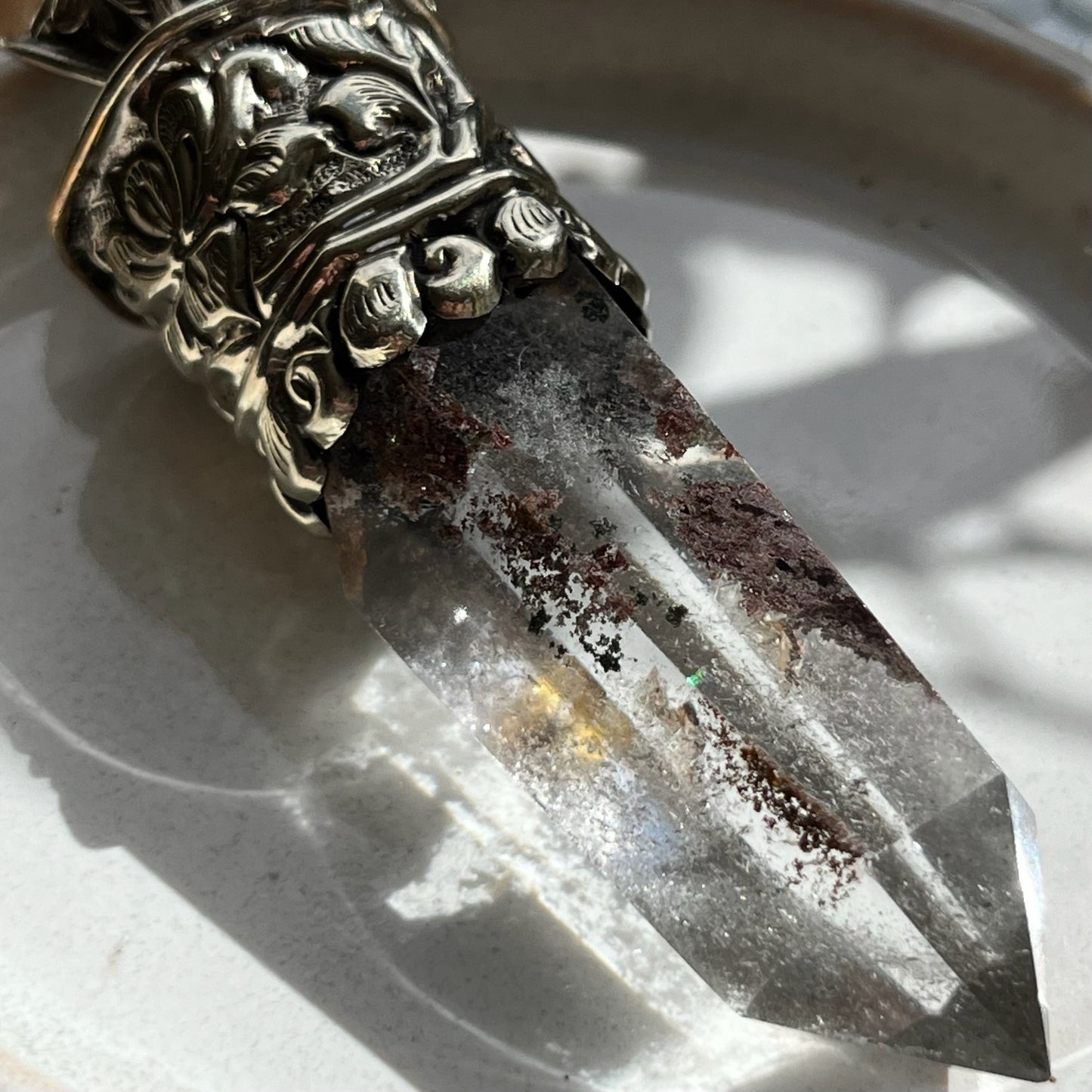 Garden Quartz Point Pendant/Pendulum