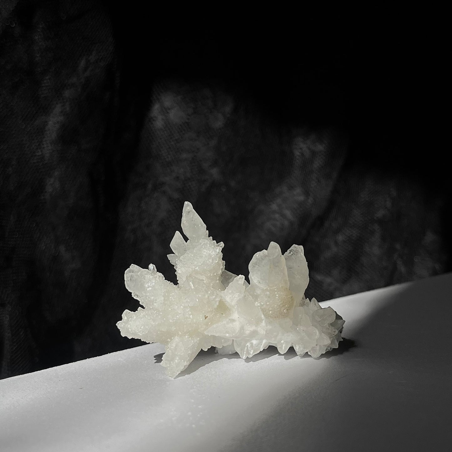 White Aragonite & Calcite Specimen 74g