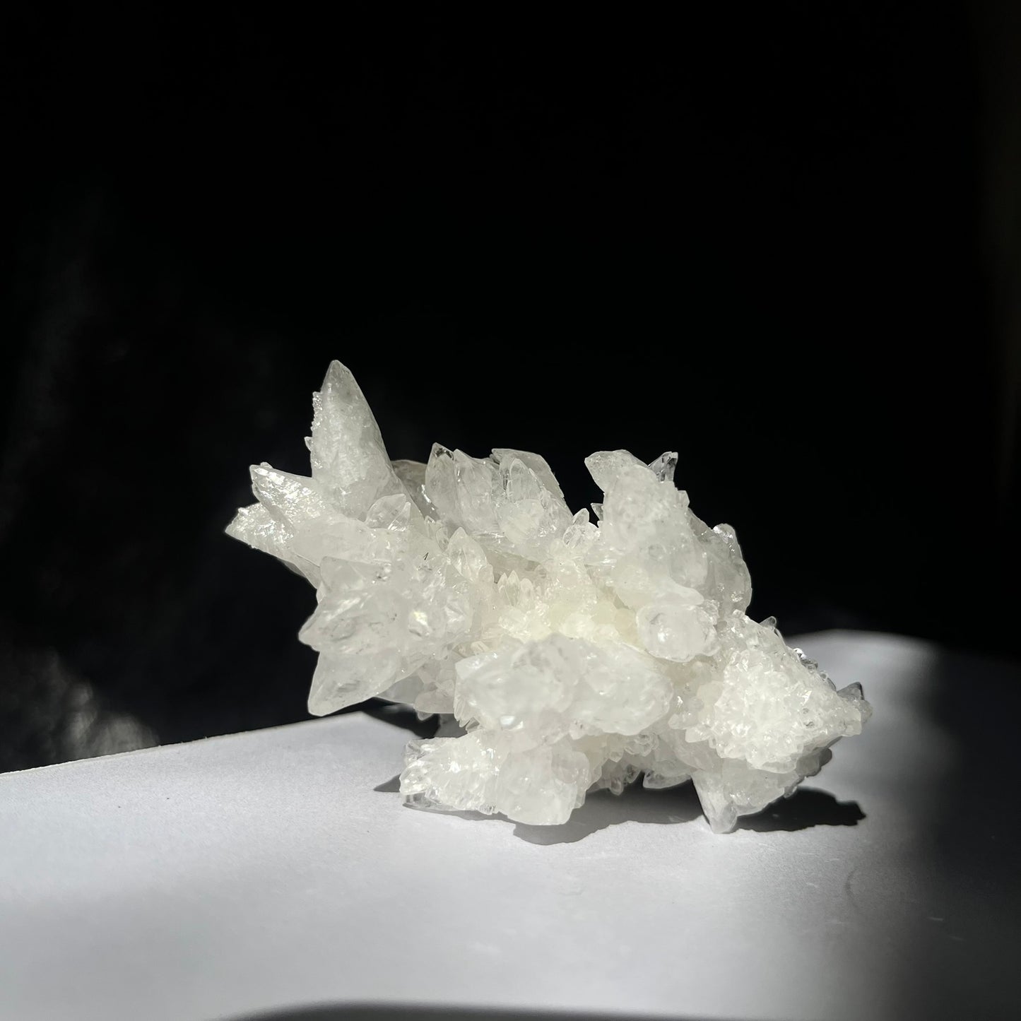 White Aragonite & Calcite Specimen 137g