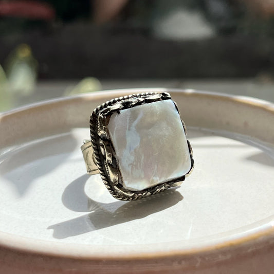 Mother of Pearl Ring